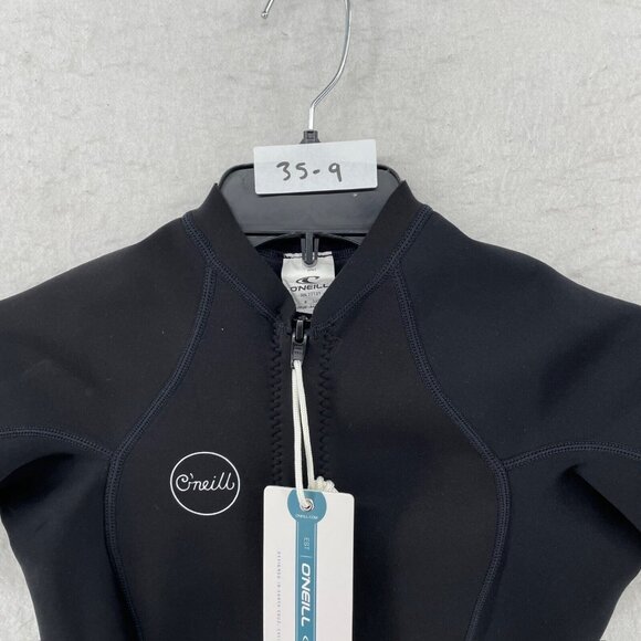 O'Neill Wetsuits Women's Sz 4 Black One Piece Shorty Zip Swimwear Short Sleeves - Picture 12 of 12